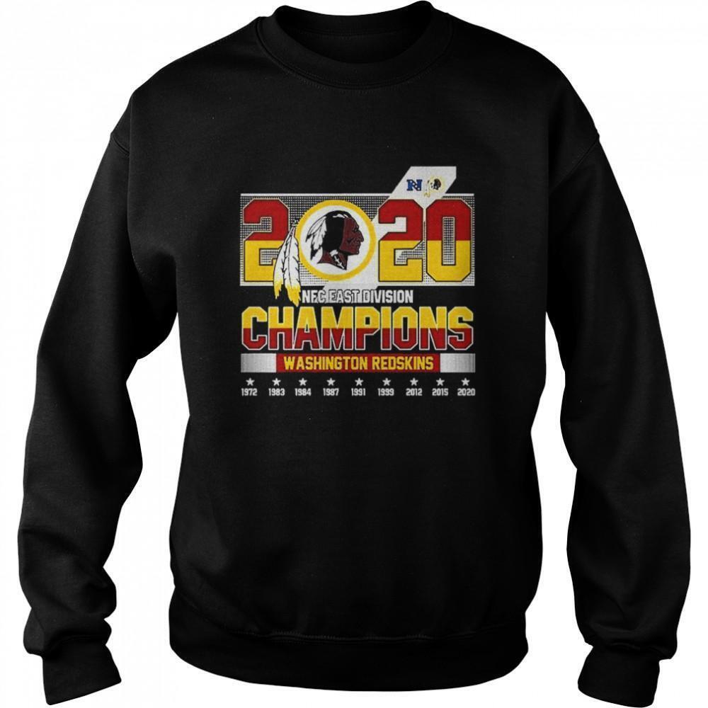 2020 Nfc East Division Champions Washington Redskins Sweatshirt